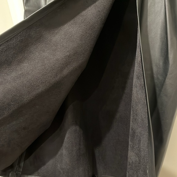 Zara Faux Leather Midi Skirt - Picture 2 of 7